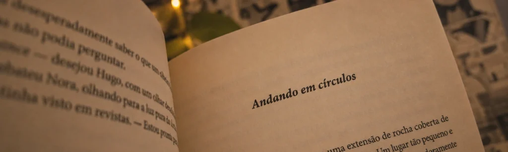 capítulo andando em círculos do livro a biblioteca da meia-noite.